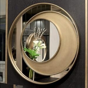 Luxury Clear & Brown Mirrors BPG Glass Collection | SS Frame with PVD Finish
