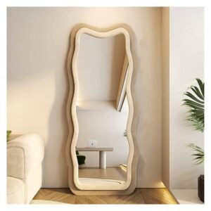 Floor extra clear Mirrorr White for Living Room, Full-Length Mirror Modern Full-Body Wall Mirror for Bedroom & Living Room(30×66)