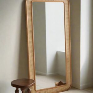 Full Length Handmade Mirror Frame for Bedroom || Home Decor || Living Room || Vertical Or Horizontal Hanging || Antique Finish || extra clear Mirror || 24X65 Inches ||